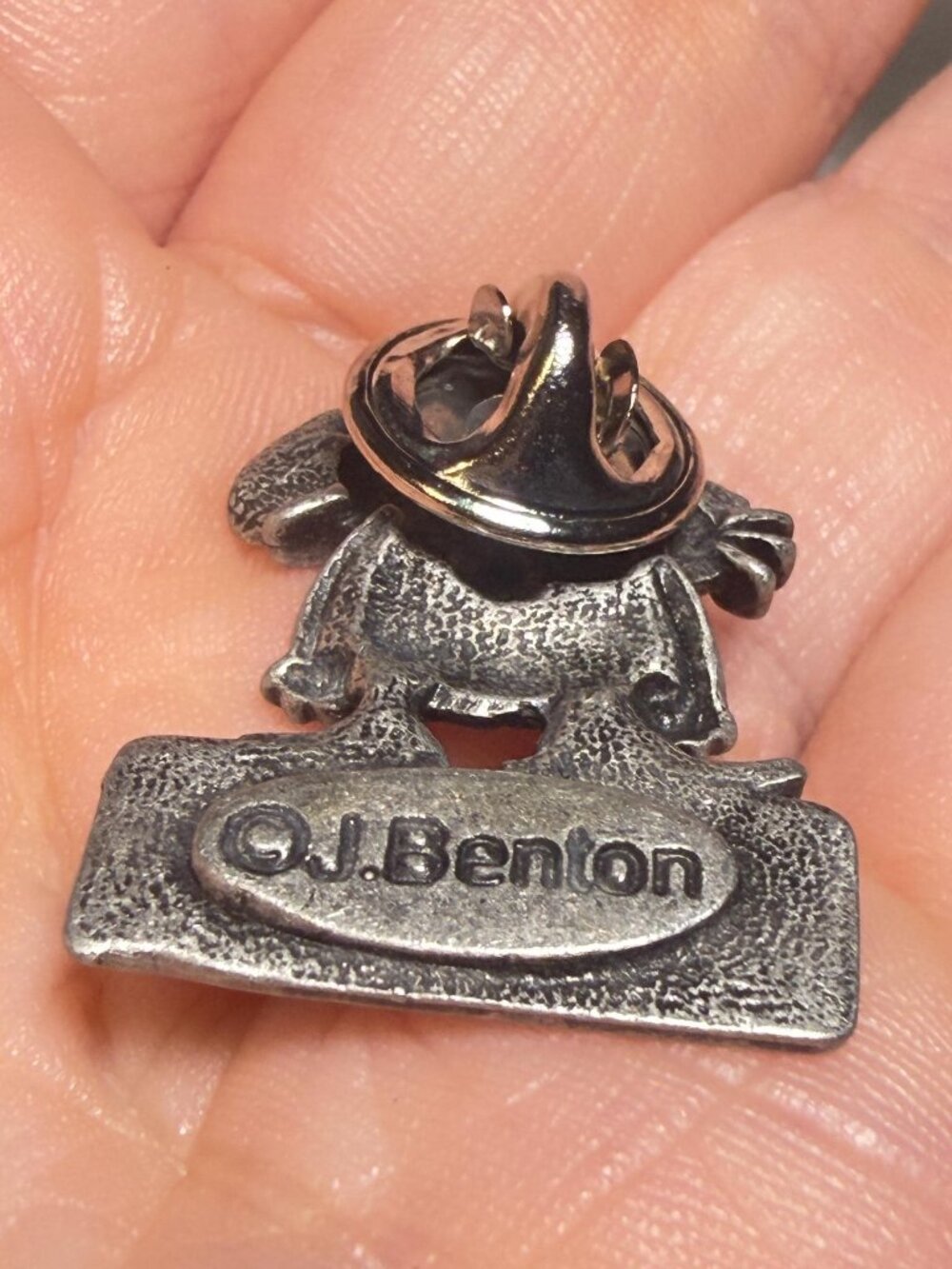 Beastly Cat Pin Vintage J Benton Born Funny Tack Pin - Picture 6 of 7